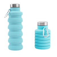 500ML Silicone Water Bottle